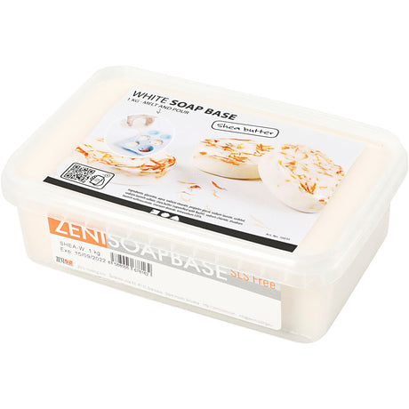 Creativ company sheasmør sæbebase hvid, 1 kg