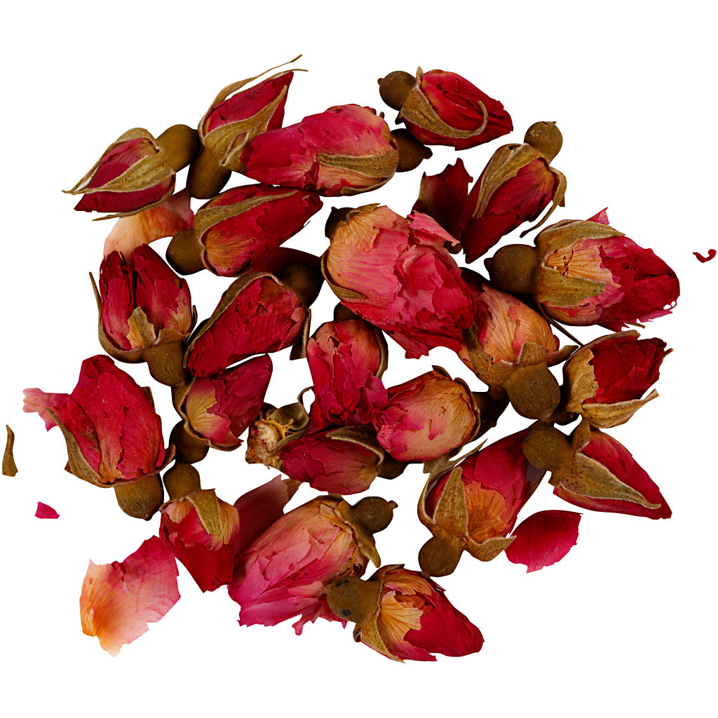 Creativ Company Dried Flowers Rose Buttons, 15gr