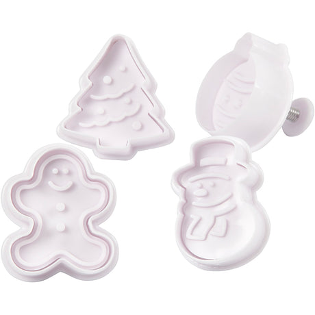 Creativ Company stikker ud former med stempel jul, 4 ..