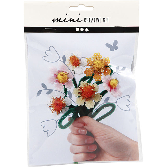 Creativ Company Mini Creative Kit Flowers laver