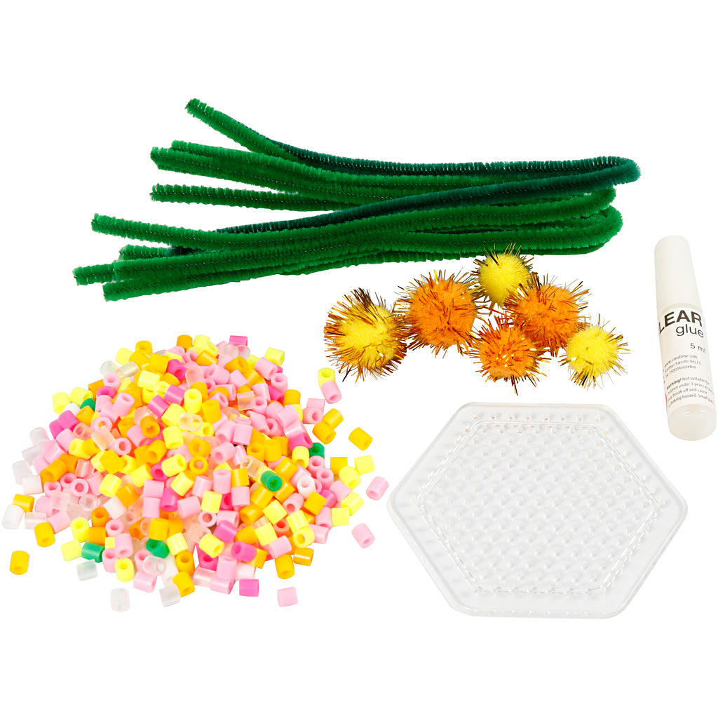 Creativ Company Mini Creative Kit Flowers laver