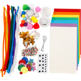 Creativ firma hobby basismaterialer regnbuesæt