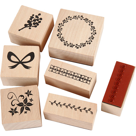 Creativ virksomhed https: www.cchobby.nl stempel sæt-nature-7-div-1-doos