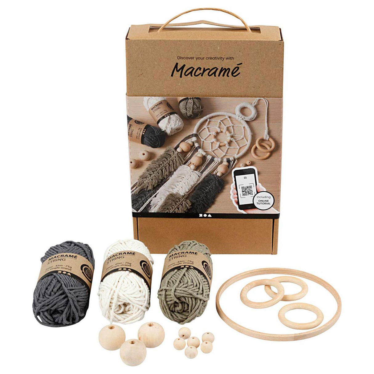 Kreativ virksomhed https: www.cchobby.nl starter-hobbyset-macrame-1-doos