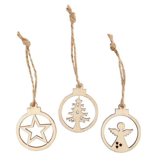 Creativ virksomhed https: www.cchobby.nl hanging-christmas-decoration-d-3-cm-thickness-2-7-mm-24-piece-1-box