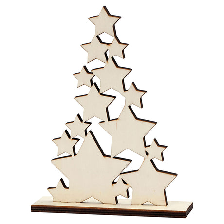 Creativ virksomhed https: www.cchobby.nl Juletræ-h-19-6-cm-d-4-cm-w-14-7-cm-1-piece