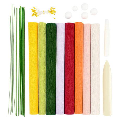 Kreativ virksomhed https: www.cchobby.nl starter-hobbyset-crepepaper-diverse-colors-1-box