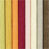 Creativ company crepepapir varme toner 8 stk 25x60 cm