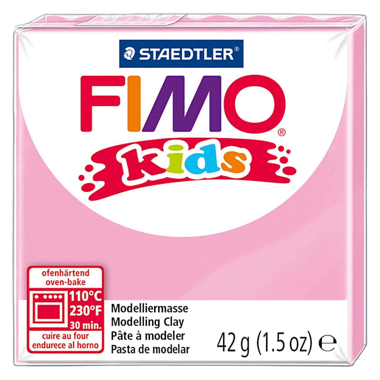 Fimo børn modellering ler 42 g lys pink