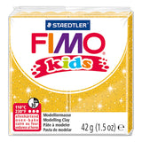 Fimo børn modellering ler glitter guld, 42gr