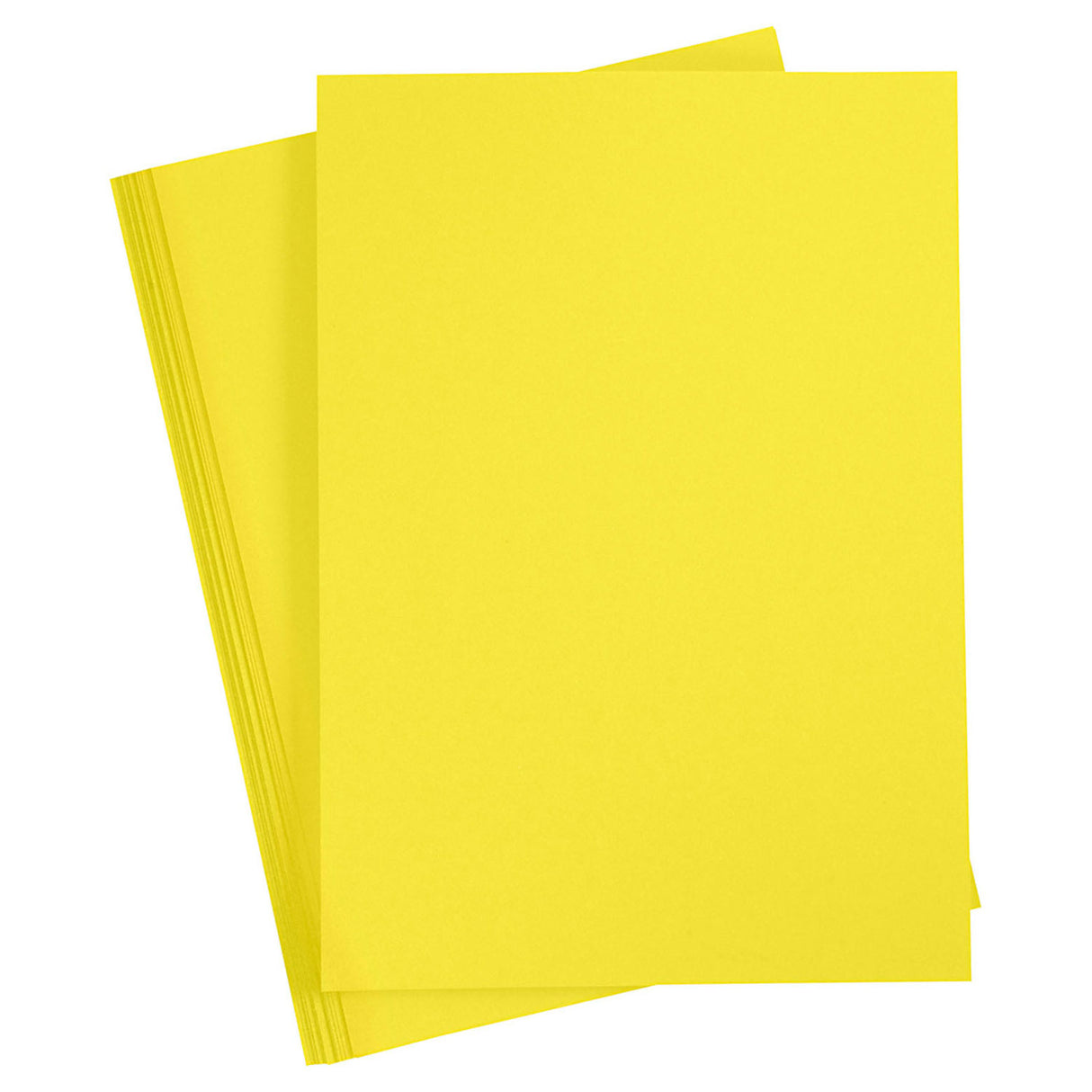 Creativ firma farvet pap solgul a4, 20 ark