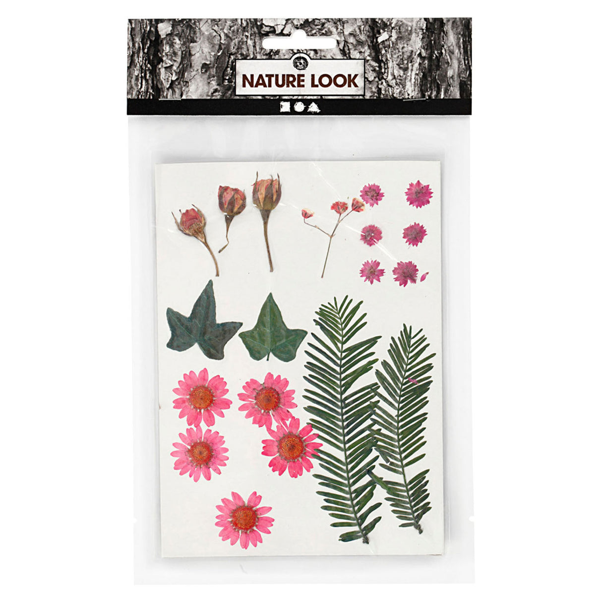 Creativ virksomhed https: www.cchobby.nl tørrede-blomster-og-blade-ca-19-piece-lightred-1-box