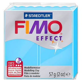 Fimo fimo effekt modellering ler neonblå, 57gr