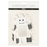 Creativ virksomhed https: www.cchobby.nl cross-stitching-cardboard-animals-robots-h-8-13-cm-w-8-13-cm-white-6x3-piece-1-box