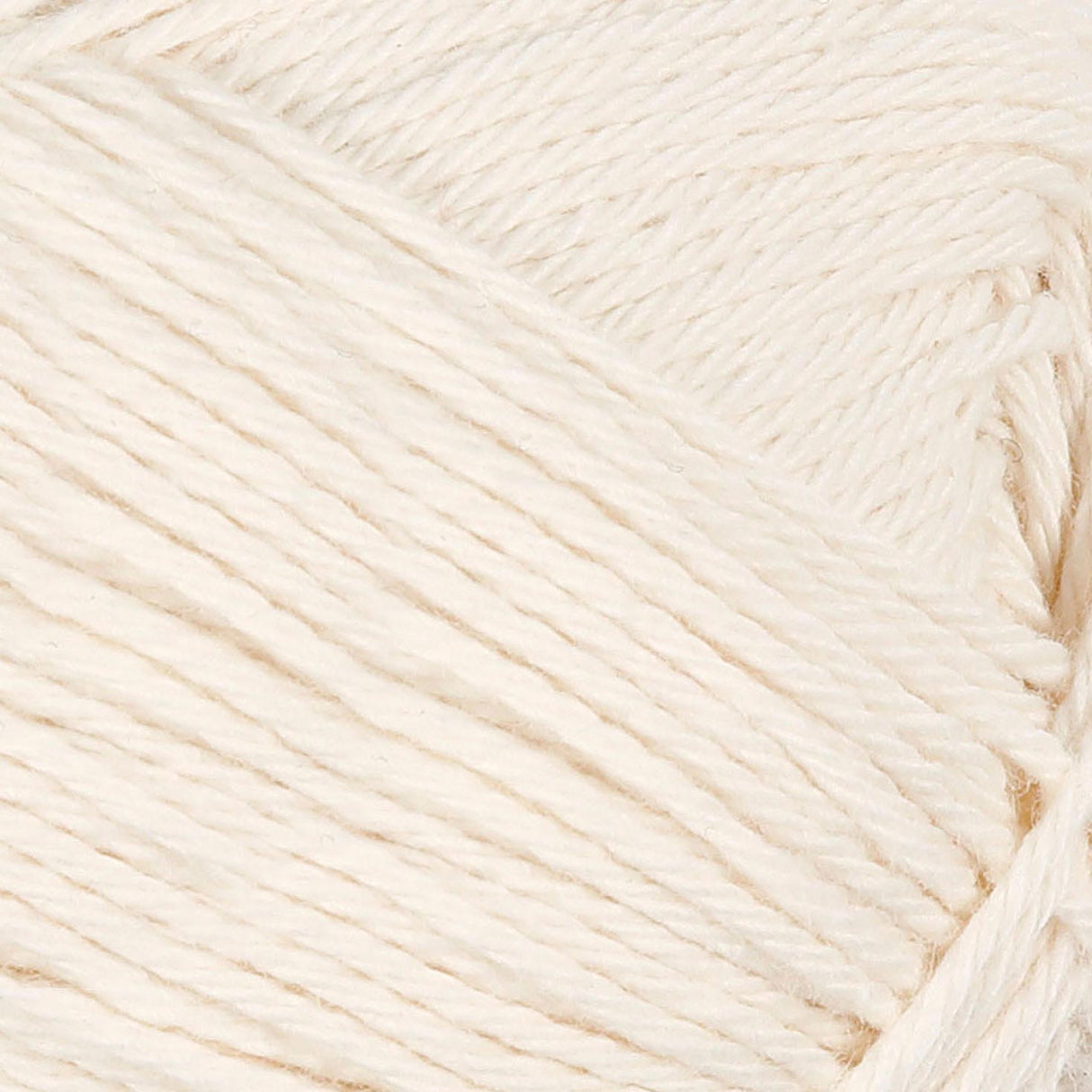 Creativ firma bomuldsgarn, råhvid, 50gr, 170m