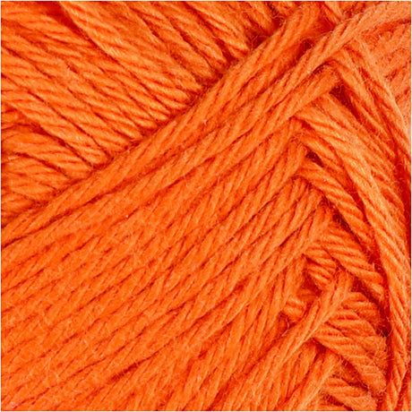 Creativ firma bomuldsgarn, orange, 50gr, 170m
