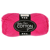 Creativ company bomuldsgarn, pink, 50gr, 170m