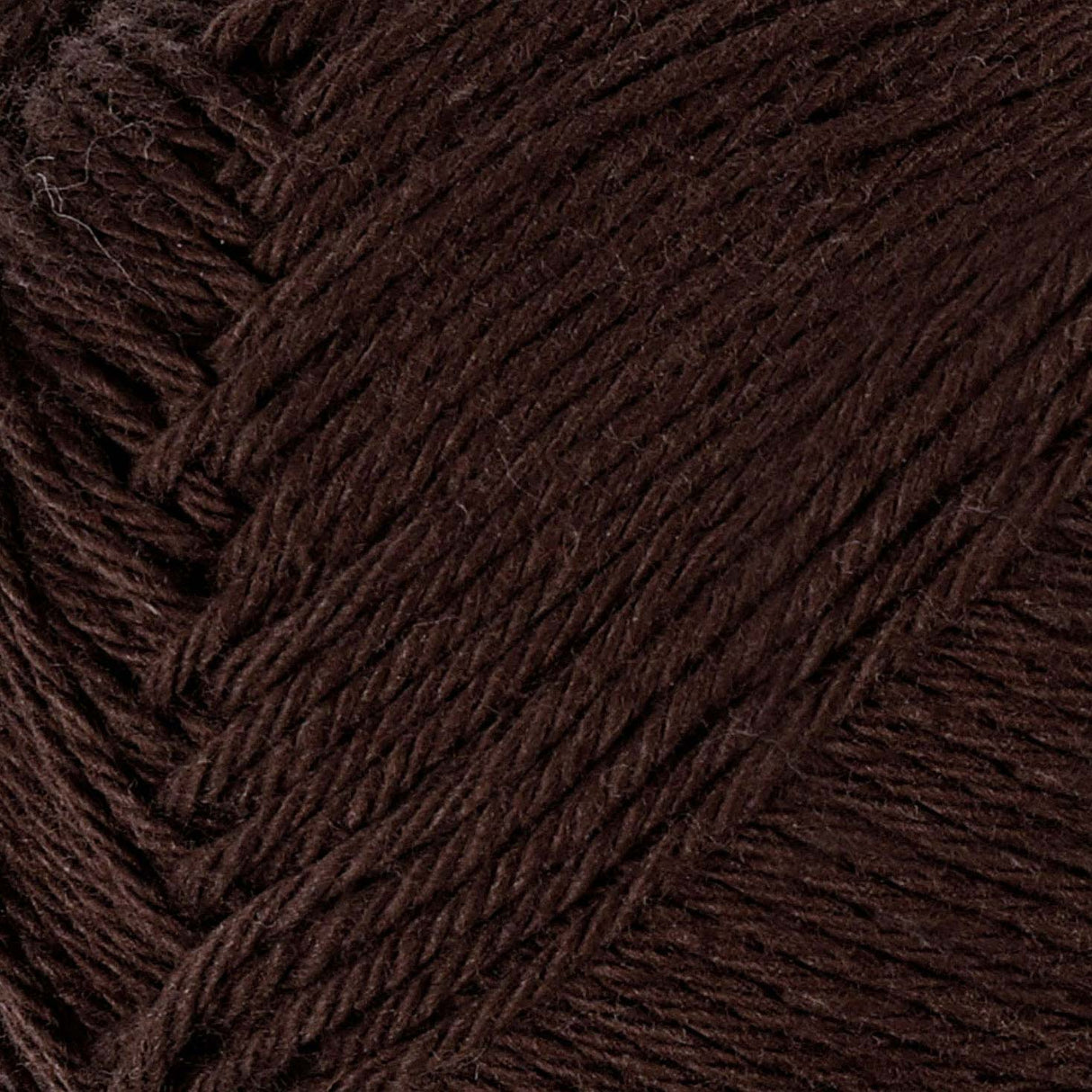 Creativ company bomuldsgarn, mørkebrun, 50gr, 170m