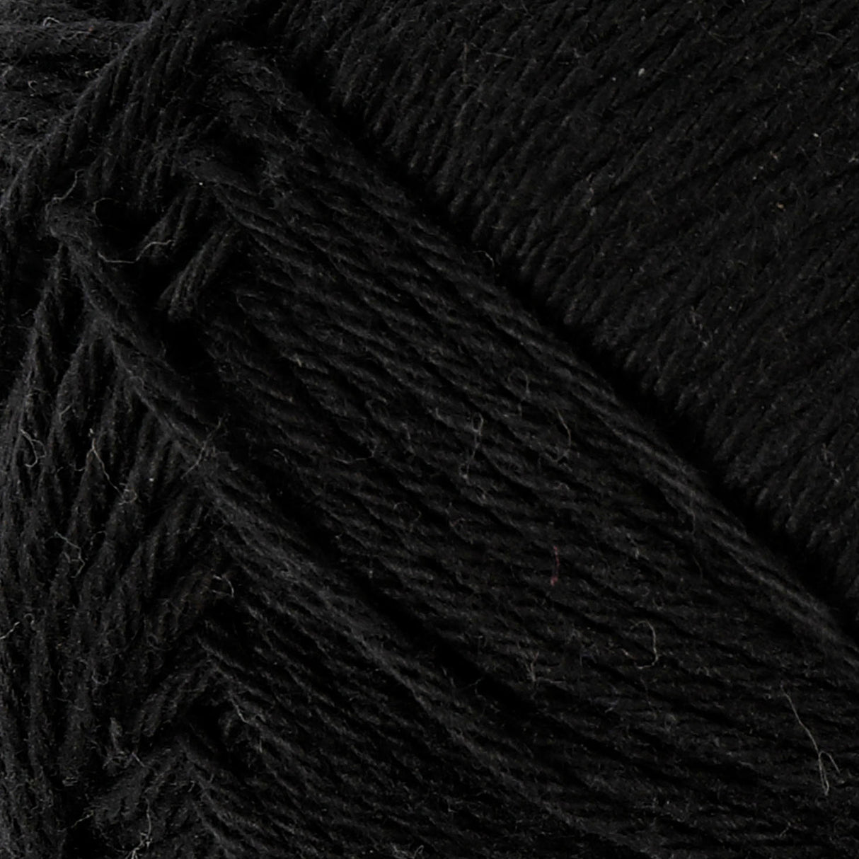 Creativ firma bomuldsgarn, sort, 50gr, 170m
