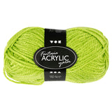 Creativ company akrylgarn, lysegrøn, 50gr, 80m