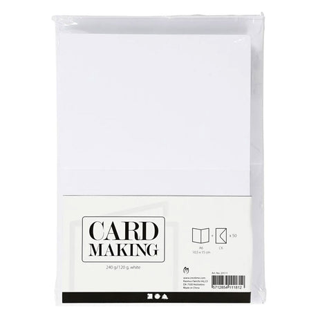 Creativ virksomhed https: www.cchobby.nl cards-and-envelopes-size-card-10-5x15-cm-size-envelope-11-5x16-5-cm-120-240-wit-50-set-1-box