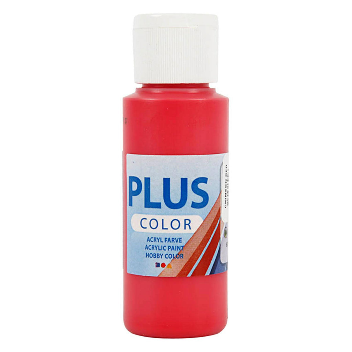 Creativ company plus farve akrylmaling crimson rød, 60ml