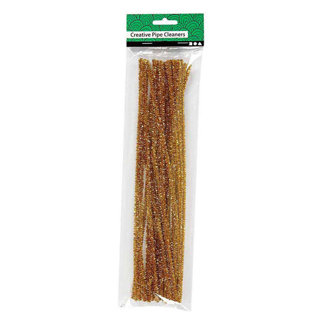 Creativ company chenille guld 30cm, 24 stk.