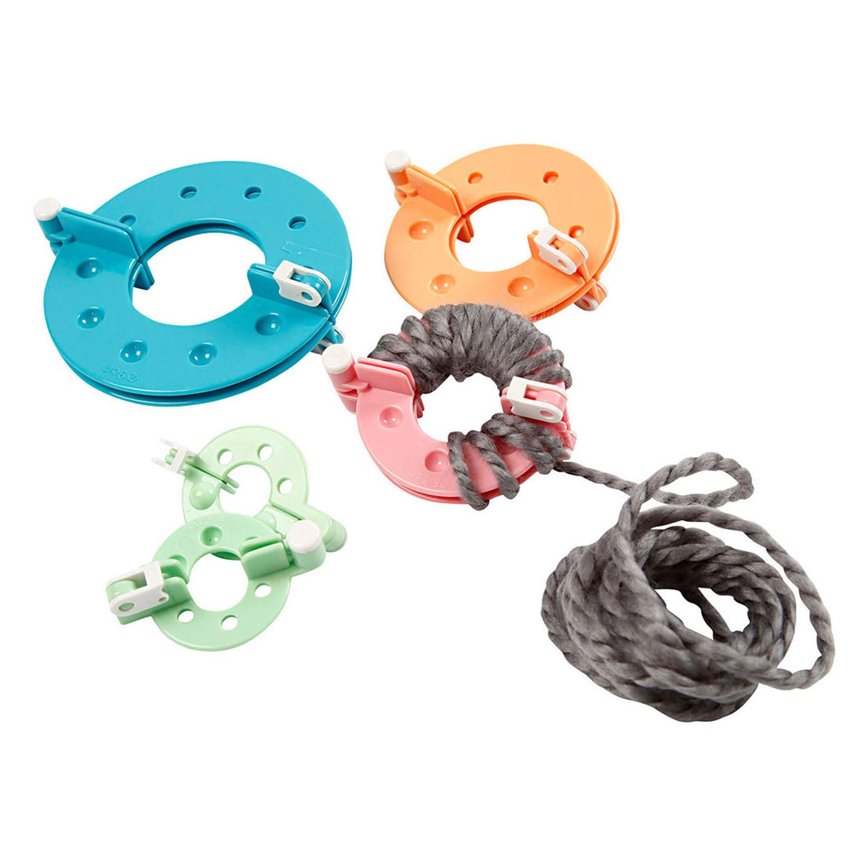 Kreativ virksomhed https: www.cchobby.nl pom-pom-maker-d-3-5-5-5-7-9-cm-4-stuk-1-set