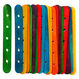 Creativ virksomhed https: www.cchobby.nl byggepinde-l-15-cm-b-1-8-cm-hul størrelse-4-mm-diverse-farver-20-div-1-kasse