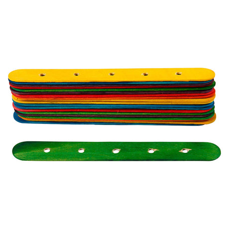 Creativ virksomhed https: www.cchobby.nl byggepinde-l-15-cm-b-1-8-cm-hul størrelse-4-mm-diverse-farver-20-div-1-kasse