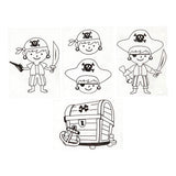 Creativ virksomhed https: www.cchobby.nl sheets-shrink-foil-with-motifs-pirate-sheet-10-5x14-5-cm-thickness-0-3-mm-matt-transparent-4-sheet-1-box