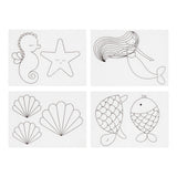 Creativ virksomhed https: www.cchobby.nl sheets-shrink-foil-with-motifs-mermaid-sheet-10-5x14-5-cm-thickness-0-3-mm-matt-transparent-4-sheet-1-box