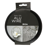 Creativ virksomhed https: www.cchobby.nl alu-wire-round-thickness-2-mm-black-10-m-1-roll