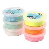 Foam clay ®, glitter, pastelfarver, 14 gr, 6 æske