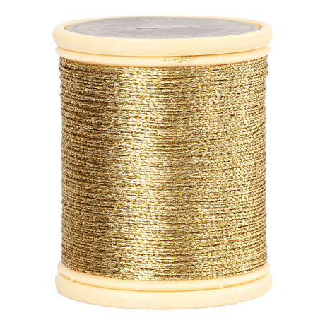 Creotime fin tråd med metallisk guldfinish, 40 meter
