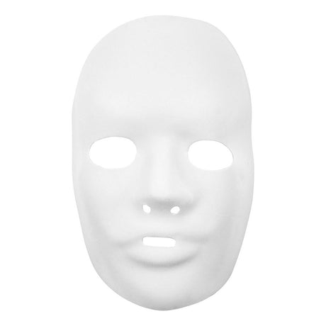 Creativ Company Plastic Mask White, 24x25,5 cm