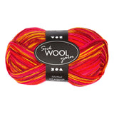 Creativ Company Sock Yarn Red Orange, 200 cm