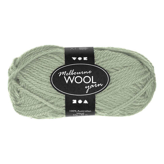 Creativ Company Melbourne Yarn Light Green, 92M