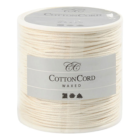 Creativ Company Cotton Cord Off-white tykkelse 1 mm, 40 m