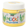 Creativ Company Mucki Finger Paint Yellow, 150 ml
