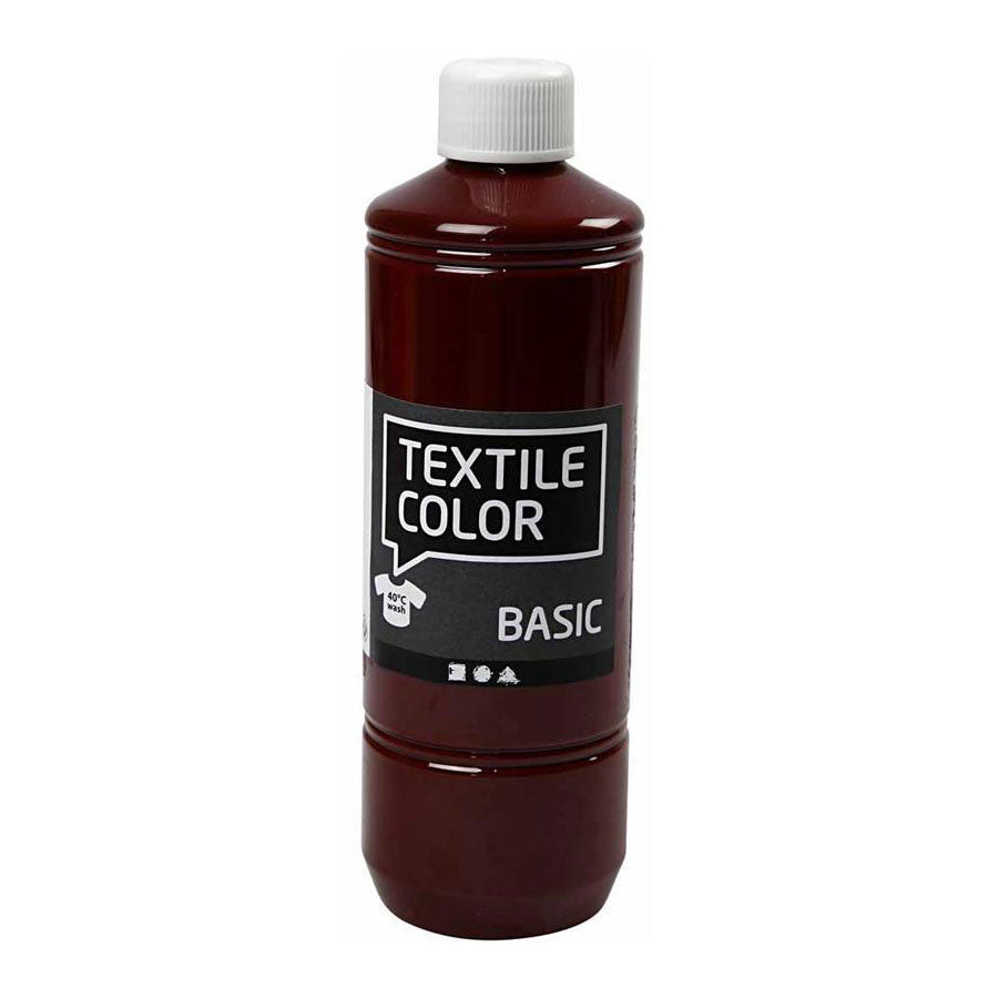 Creativ Company Textile Color Paint - Brown, 500 ml