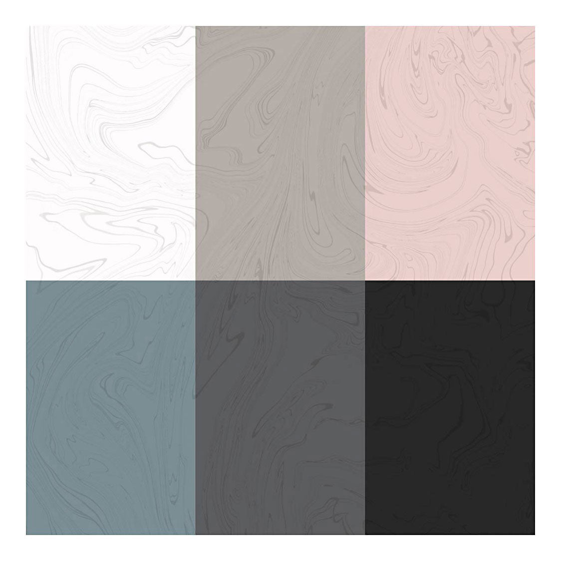 Creativ Company Magic Marble Paint Pastel Colours, 6x20ml