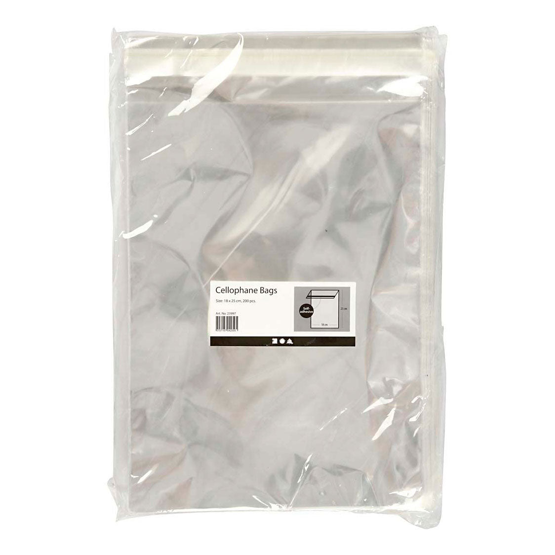 Creativ Company Cellophan Bags 25.3x18 cm, 200 ..