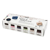 Creativ Company Glass and Porcelain Paint Lime Color, 6st.