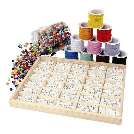 Creativ Company Letter perler gør armbånd indstillet