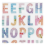 Creativ Company Diamant Stickers Alphabet, 1 ark