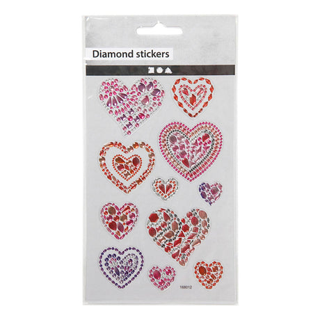 Creativ virksomhed https: www.cchobby.nl diamond-stickers-harten-vel-10x16-cm-1-vel
