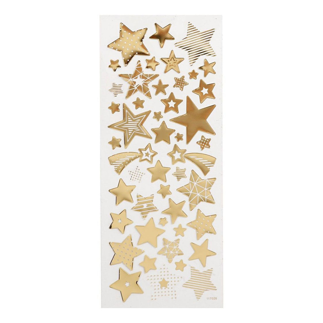 Creativ Company Stickers Gold Stars, 1 ark