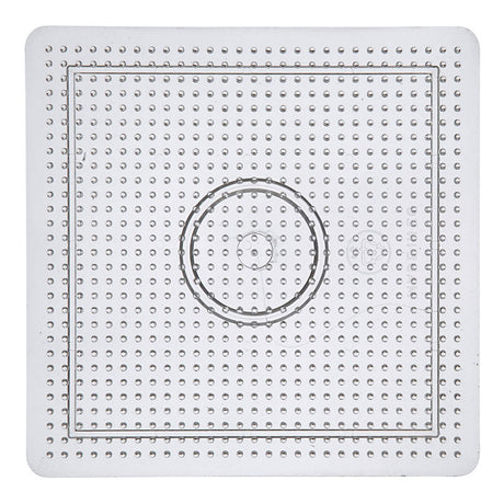 Creativ Company String Beading Sign Square Clear, 14,5 x 14,5 cm