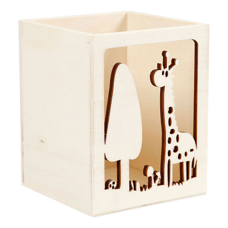 Creativ virksomhed https: www.cchobby.nl pencil box-giraf-10-cm-8-cm-1-piece